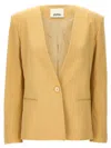 Isabel Marant 'manzil' Blazer Featuring Notched Lapel In Yellow