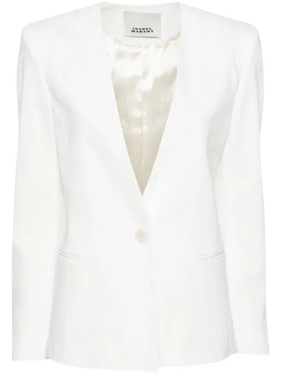 ISABEL MARANT ISABEL MARANT MANZIL SINGLE-BREASTED BLAZER JACKET