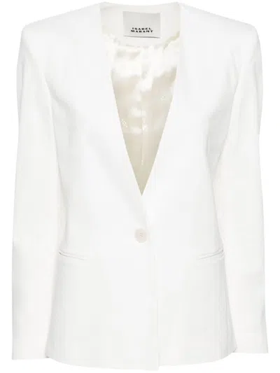 ISABEL MARANT ISABEL MARANT MANZIL SINGLE-BREASTED BLAZER JACKET