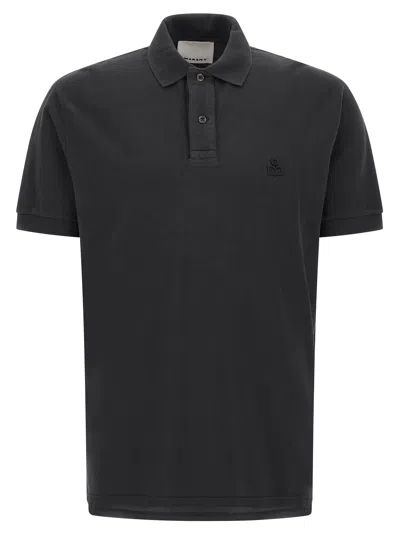 Isabel Marant Marant Afko Polo Shirt In Black