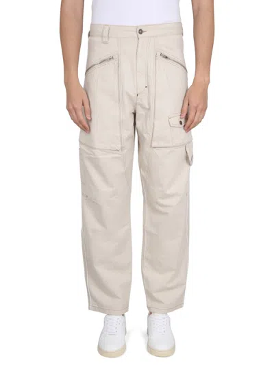 Isabel Marant Marant Classic Button Closure Pants For Men In Neutral