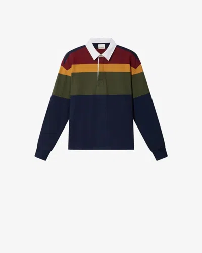 Isabel Marant Marant Colour-block Polo Shirt In Purple