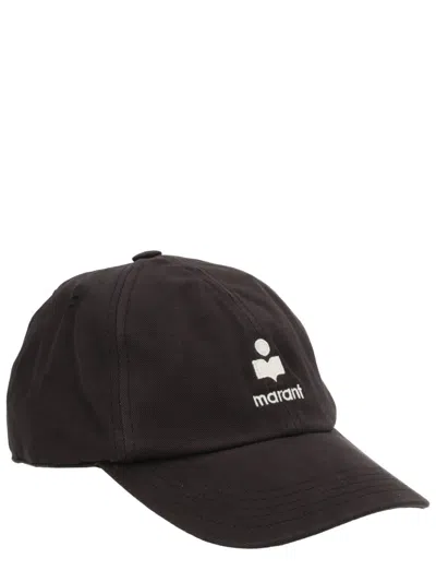 Isabel Marant Marant Cotton Baseball Cap In Black