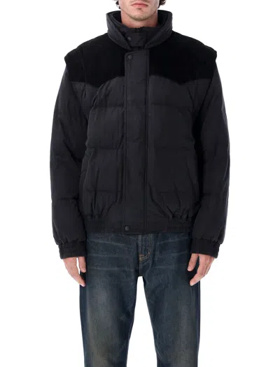 ISABEL MARANT MARANT DAWSON SHORT PUFFER JACKET IN COTTON AND VELVET