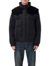 Isabel Marant Marant Dawson Short Puffer Jacket In Cotton And Velvet In Multi
