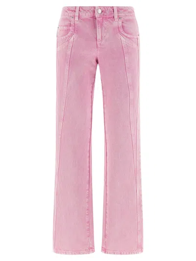 Isabel Marant Marant Etoile 'jaylis' Jeans In Pink