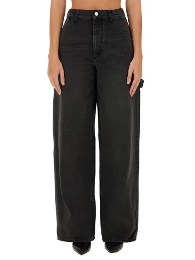 Isabel Marant Etoile Solene Jeans In Black