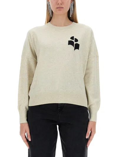 Isabel Marant Etoile Atlee Wool-blend Sweatshirt In Grey