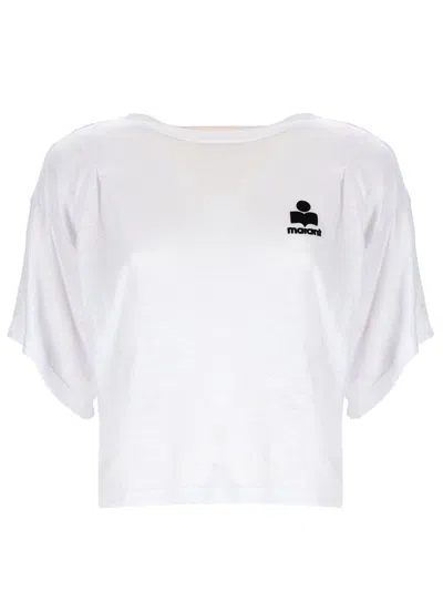 Isabel Marant Marant Étoile "kianzae" T-shirt In White