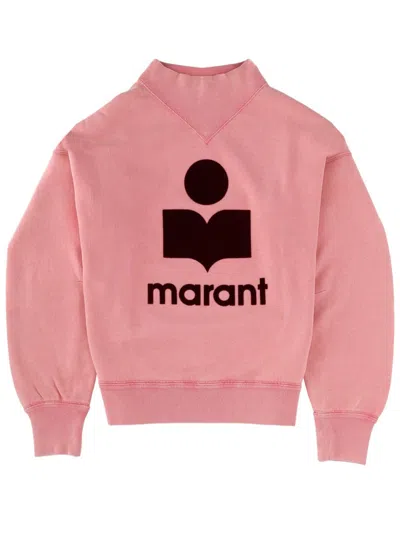 Isabel Marant Etoile Marant Étoile Moby Cotton Sweatshirt In Pink