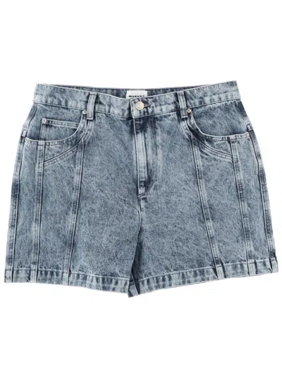 Isabel Marant Marant Étoile Shorts "joely" In Blue