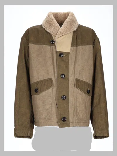 Isabel Marant Marant Men's 100% Cotton Sports Jacket In Brown