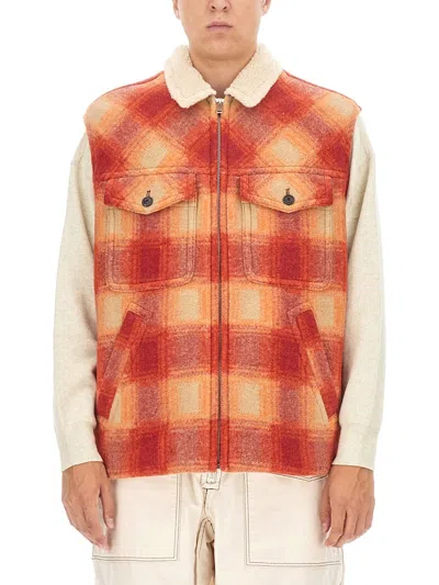Isabel Marant Marant Regular Fit Kiran Jacket In Red