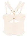Isabel Marant Draped Ruched Sleeveless Top