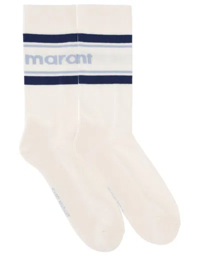 Isabel Marant Marant Socks With Logo In White