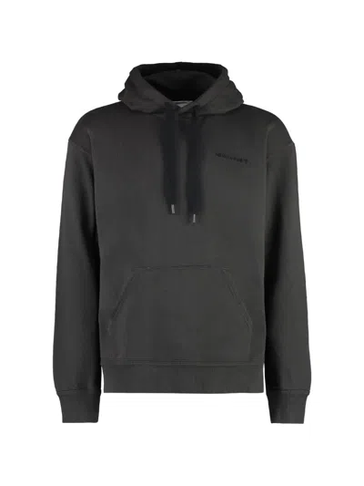 Isabel Marant Relaxed-fit Black Hoodie With Kangaroo Pocket