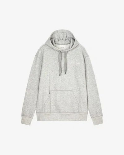Isabel Marant Marcello Hoodie Sweatshirt In Gray