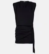 Isabel Marant Marielle Draped Cotton Minidress