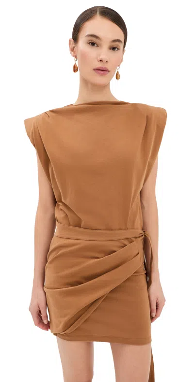 Isabel Marant Marielle Dress Caramel In Brown