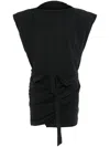 Isabel Marant Mini Dress Draped Detail In Black