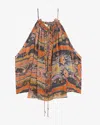 Isabel Marant Top Marilou In Orange