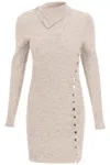 Isabel Marant Marina Boiled Knit Mini Dress In Beige