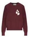 Isabel Marant Marisans Crew-neck Sweater In Red