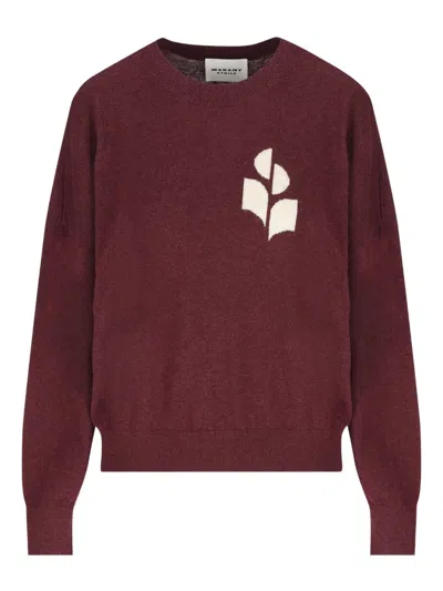 Isabel Marant Marisans Crew-neck Sweater In Red