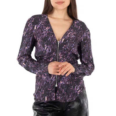 Isabel Marant Marjorie Blouse In Dark Plum In Purple