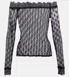 Isabel Marant Marlene Off-shoulder Lace Top In Black