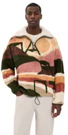 Isabel Marant Marley Fleece Pullover Multicolor In Multi