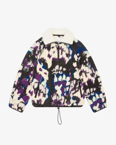 Isabel Marant Marlo Coat In Purple