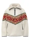 Isabel Marant Marner Zip Patterned Knitwear In Neutral