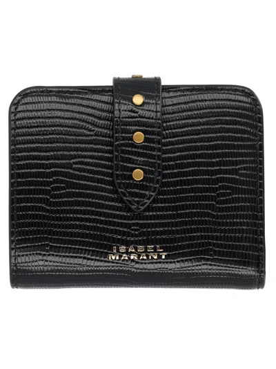 Isabel Marant "maro" Wallet With Logo In Black