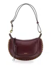 Isabel Marant Maroon Oskan Moon Shoulder Bag In Burgundy