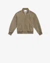 Isabel Marant Marty Bomber Jacket In Brown