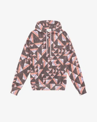 Isabel Marant Marvin Sweatshirt In Black-multicolor