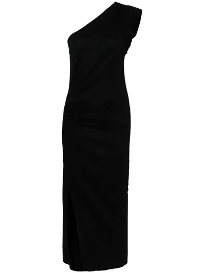 Isabel Marant Maude Asymmetrical Dress Clothing In Black