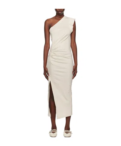 Isabel Marant Maude Plain Knitted Dress In White