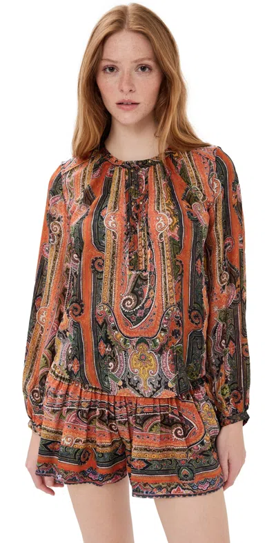 Isabel Marant May Blouse Orange