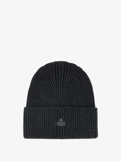 Isabel Marant Mayers Cotton And Wool Blend Hat In Gray