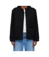 Isabel Marant Maylin Button-down Casual Jacket In Black