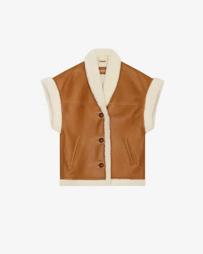 Isabel Marant Medilia Coat In Natural