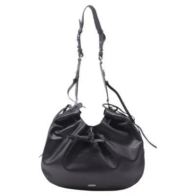 Pre-owned Isabel Marant Medium Bolton Shoulder Bag In Black Calf Leather