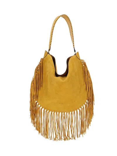 Isabel Marant Medium Handbag Oksan Soft In Yellow