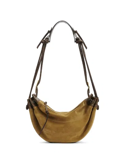 Isabel Marant Medium Maia Half-moon Braided Shoulder Bag In Brown