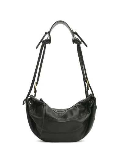 Isabel Marant Maia レザー ショルダーバッグ M In Black