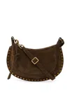 Isabel Marant Oskan Moon Shoulder Bag In Brown