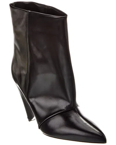 Isabel Marant Meela Leather Boot In Black