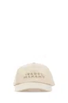 Isabel Marant Women Melange Ivory Cotton Tyron Baseball Cap